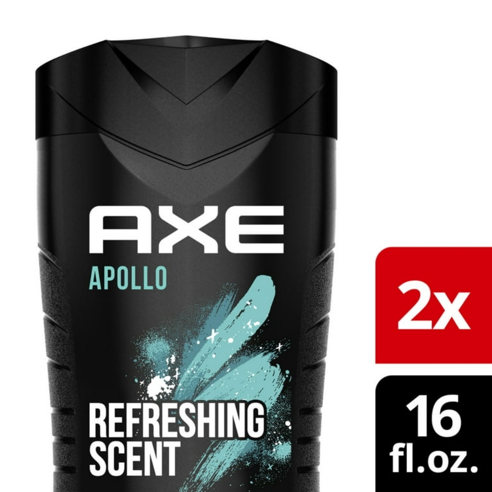 Axe Body Wash Apollo, 16 Oz., 4 Pack